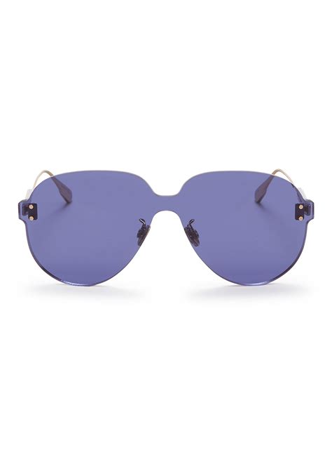 dior color quake 3 sunglasses|Dior Dior Color Quake 3 99MM Aviator Shield Sunglasses on .